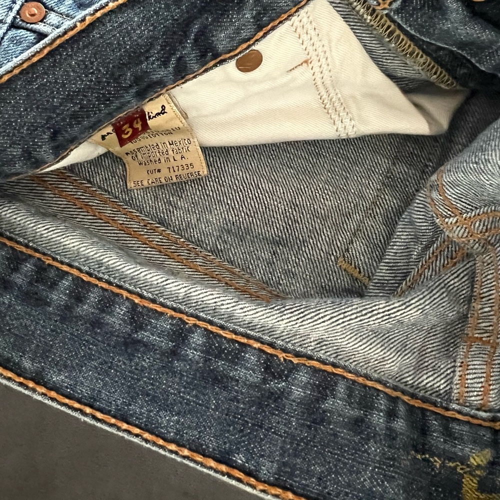 7 for all man kind blue jeans